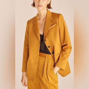 Rebecca Taylor - Wool Sateen Blazer - Size 8